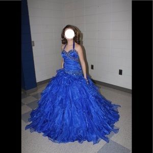 Girls pageant dress